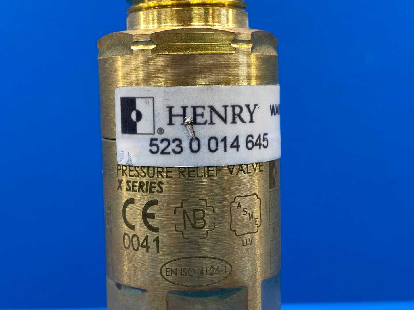 Henry 1/2" Pressure Relief Valve X series 5231BX