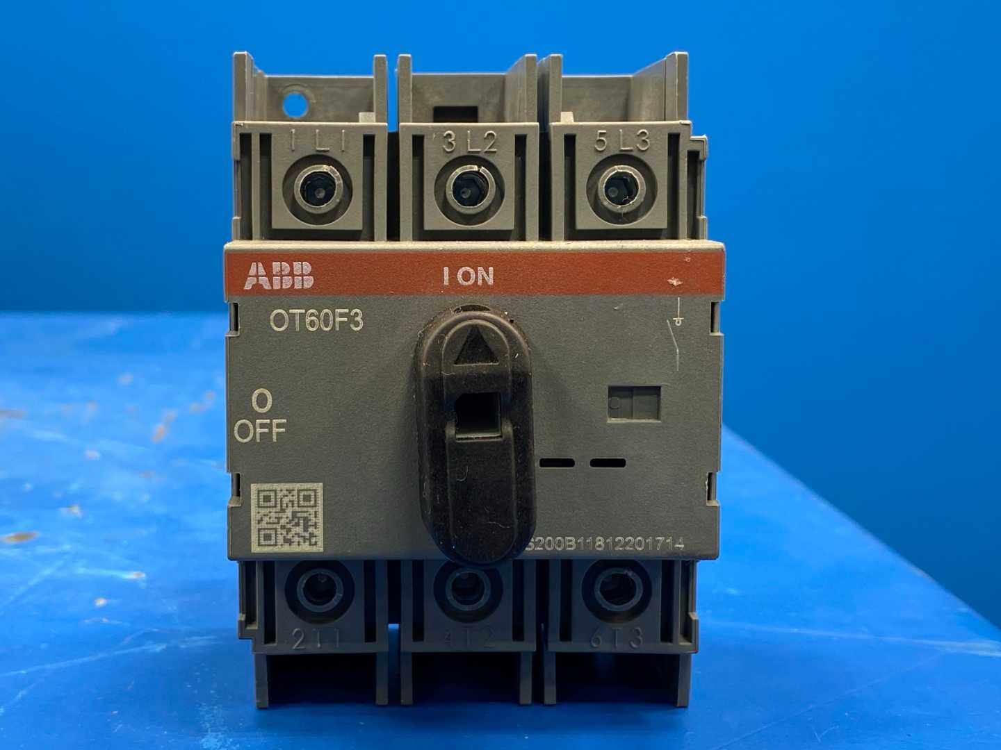 ABB OT60F3 Disconnect Switch, 60A/250VDC