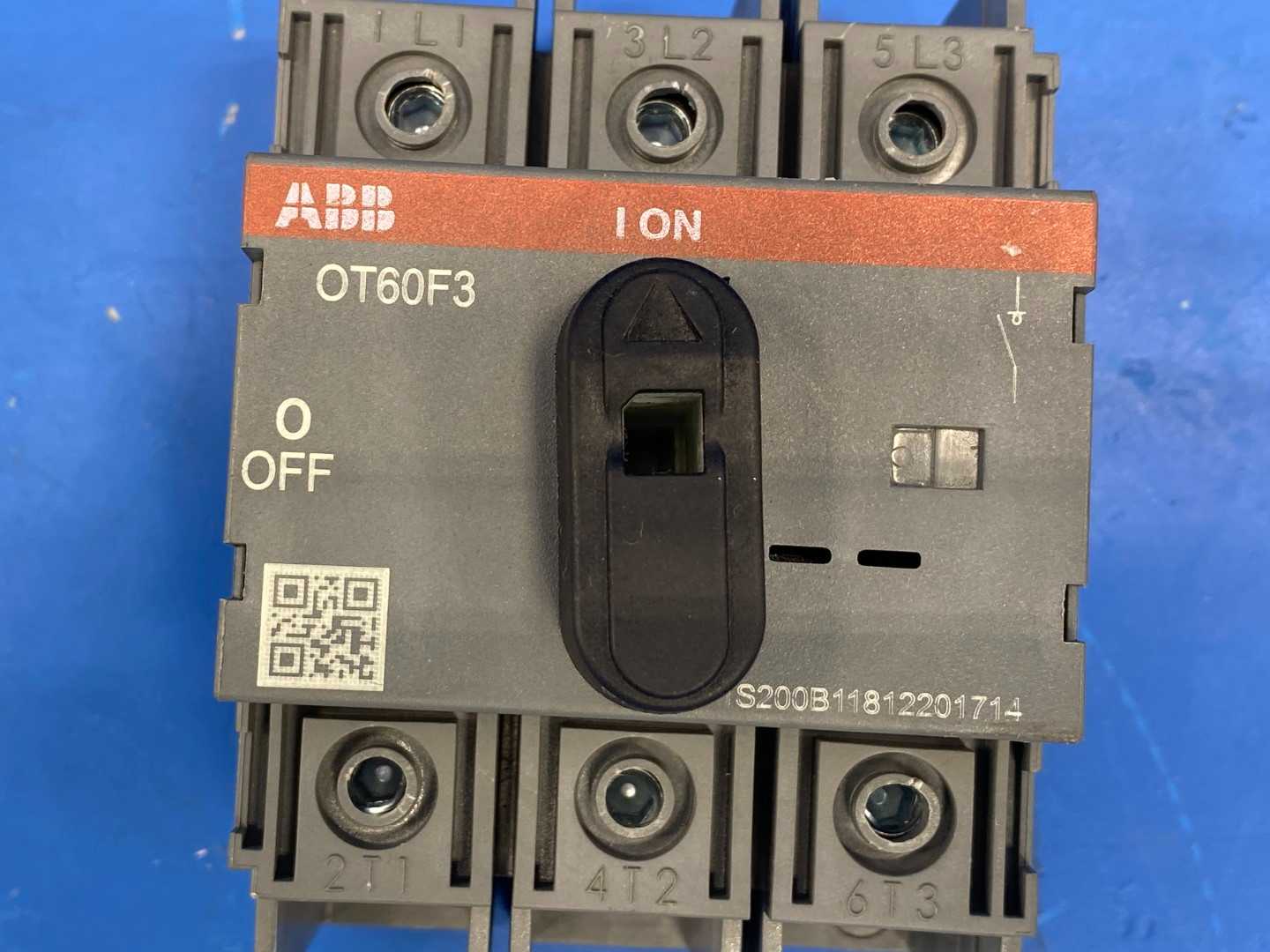 ABB OT60F3 Disconnect Switch, 60A/250VDC