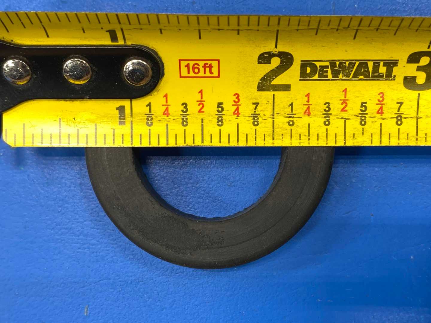 1-3/4" O.D x 1-1/8" I.D Rubber Grommet 