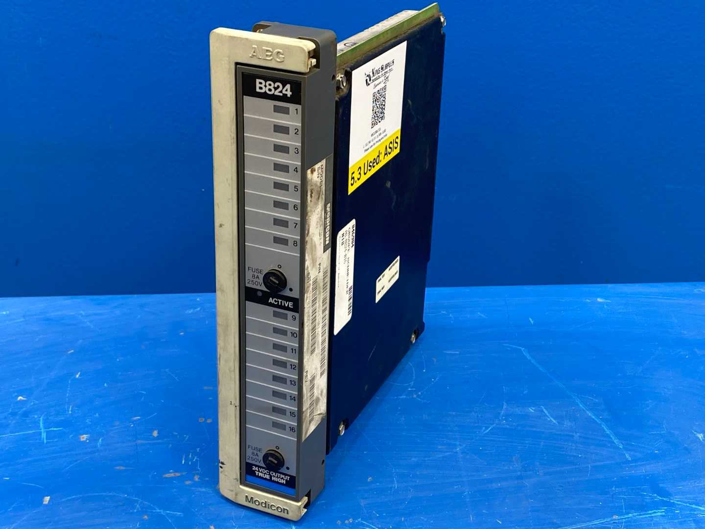 AEG Modicon AS-B824-016 True High Output Module, 24VDC, ASB824016