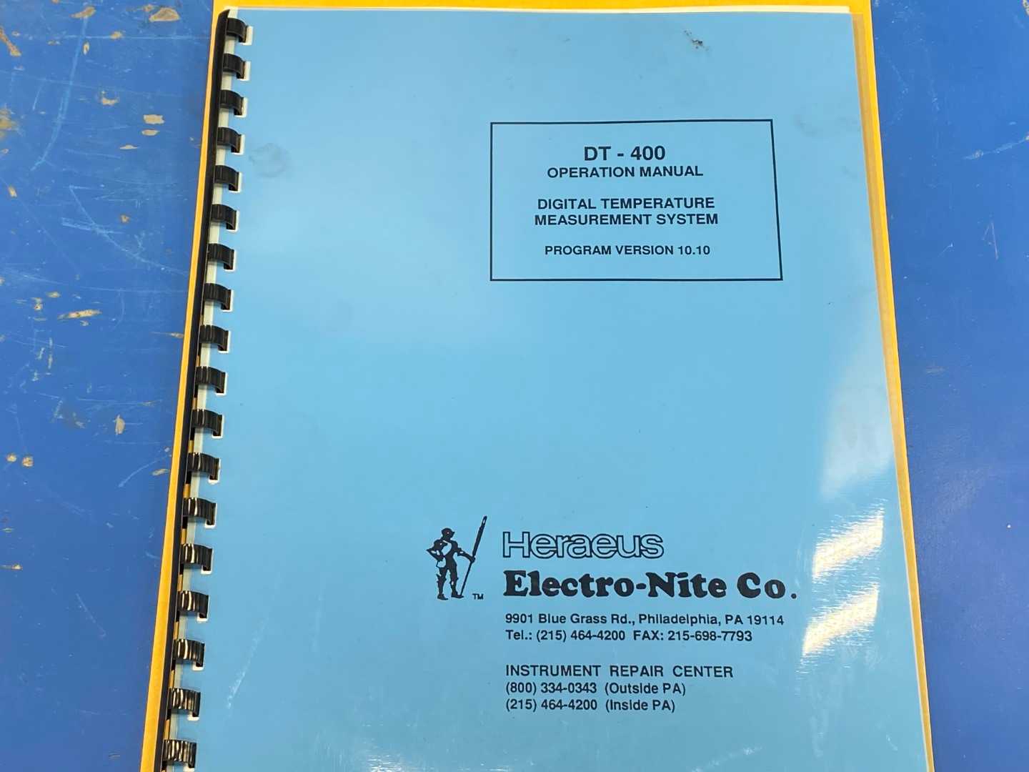 Heraeus Electro-Nite co DT-400