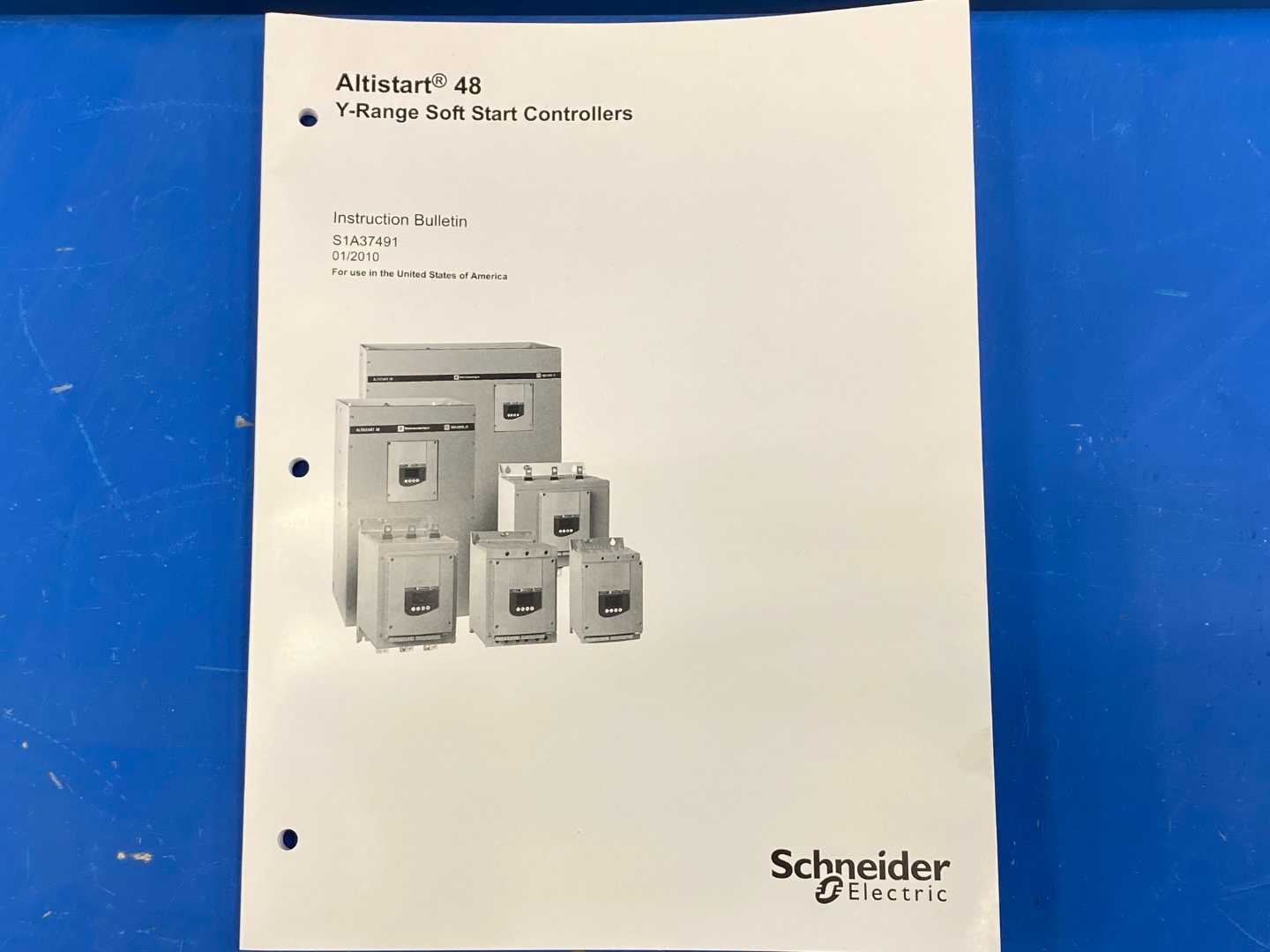 Schneider Electric Altistart 48 Soft Starter, ATS48C25Y, 208-690V 50/60Hz, 250A