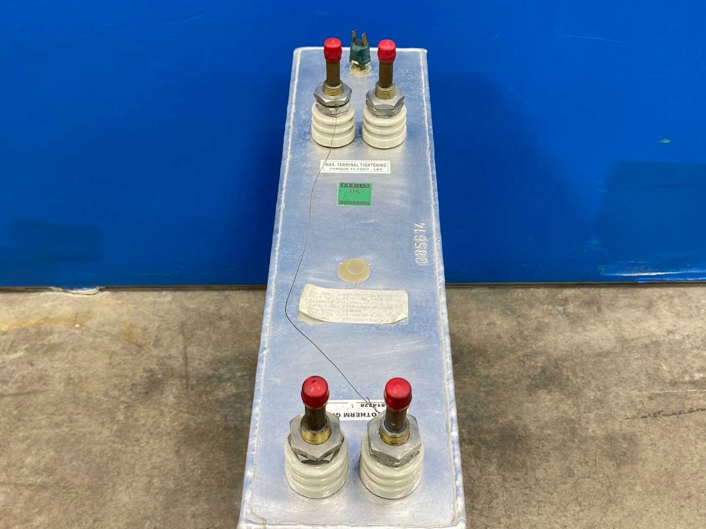 Inductotherm 900V 5000 MFD Single-Phase Capacitor #814328