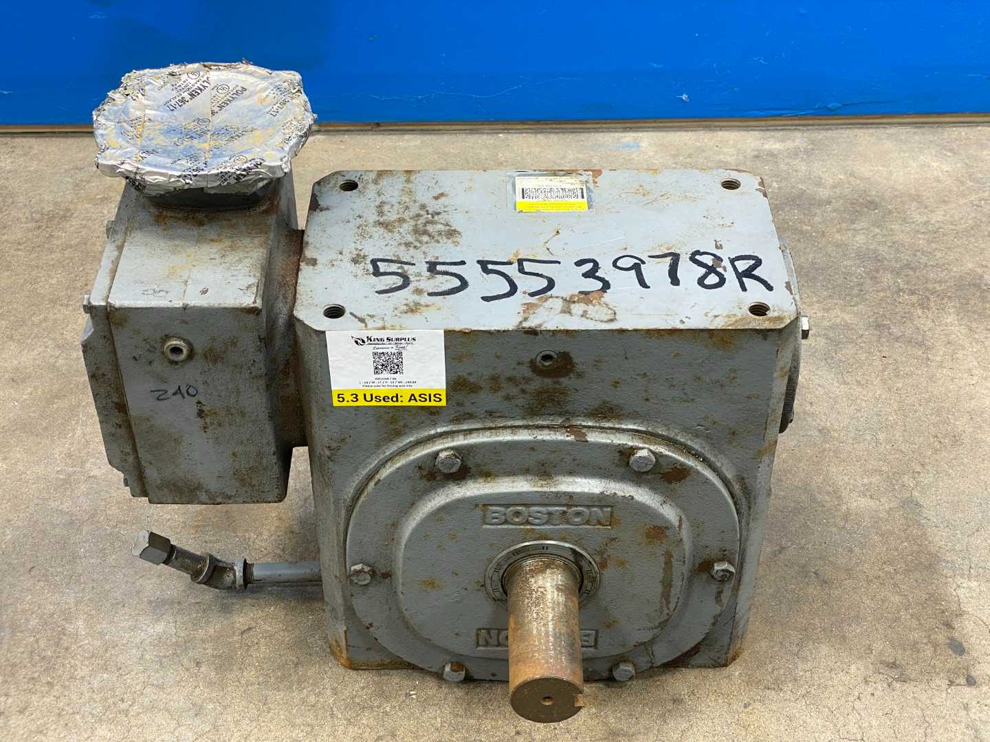 Boston Gear FWC752-150-B7-G DTMQ252 200:1 WORM GEAR