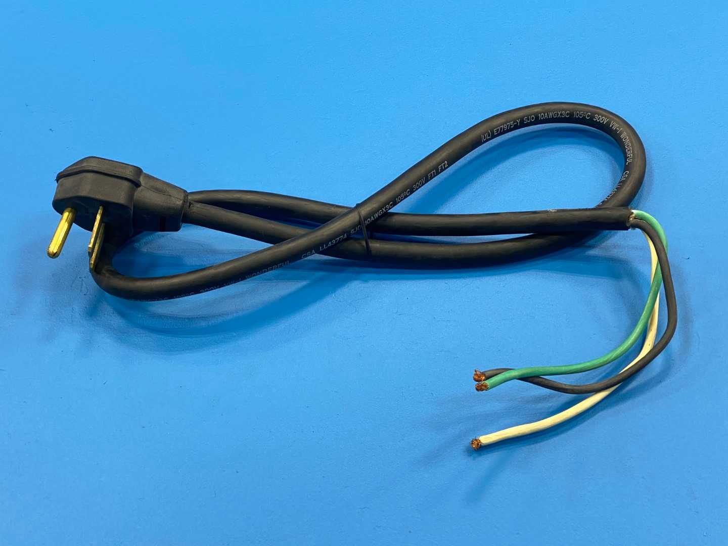 10 AWG NEMA 6-30P Power Cable for 240V Applications