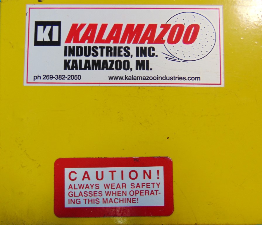 Kalamazoo  Belt Sander w/ Baldor CL3509 Motor  115/230V 3450RPM, 1PH 