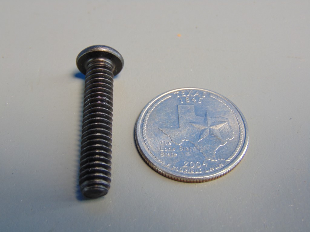 1/4-20 X 1 1/4" Machine Screw Button Head Allen Black Oxide Lot of 100