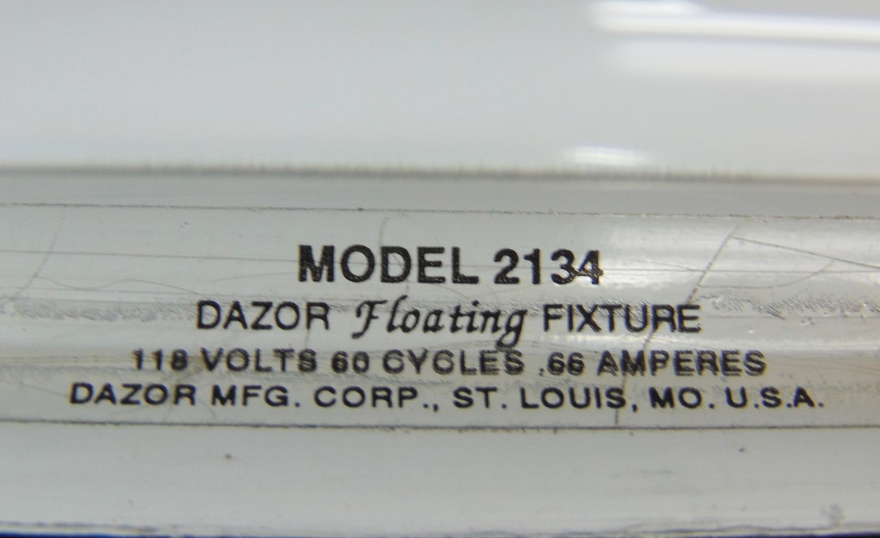 Dazor 2134 Floating Fixture (Circle Buttons)