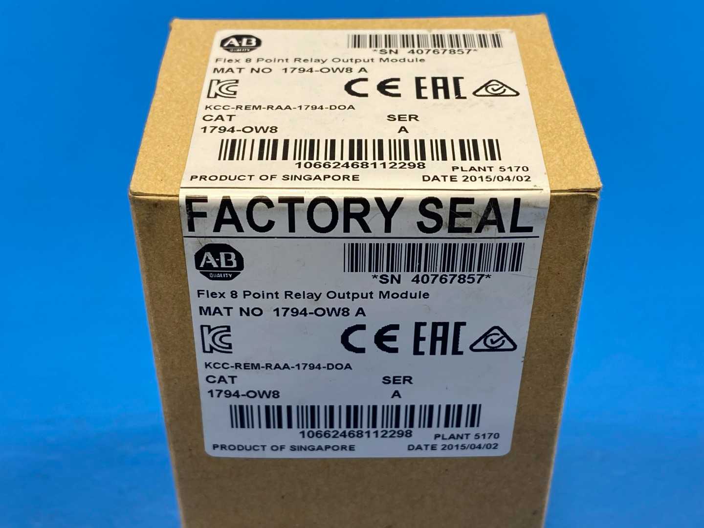 Allen-Bradley 1794-OW8, Flex 8 Point Relay Output Module