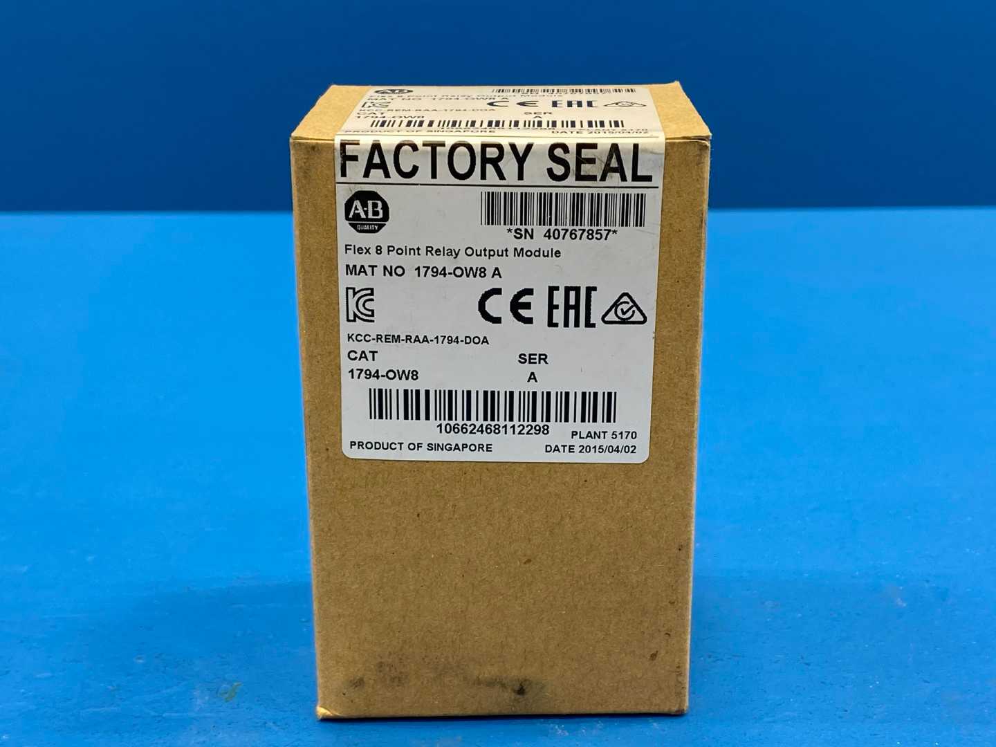 Allen-Bradley 1794-OW8, Flex 8 Point Relay Output Module