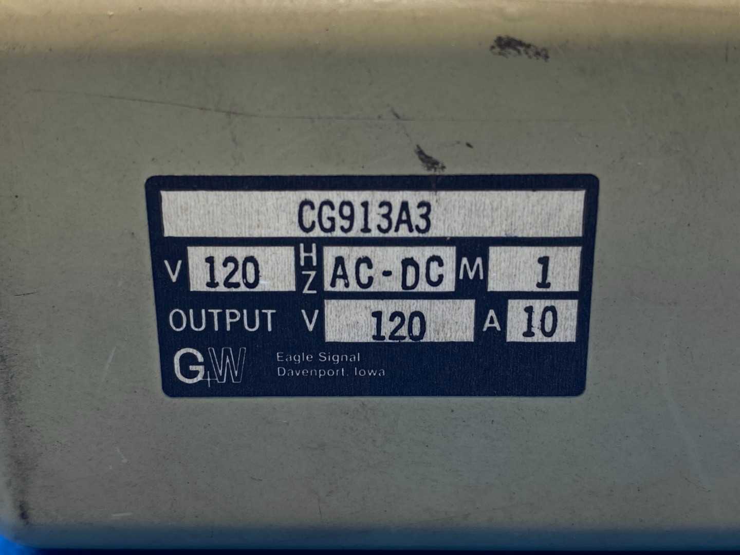 G+W Eagle Signal, CG913A3, 120 V