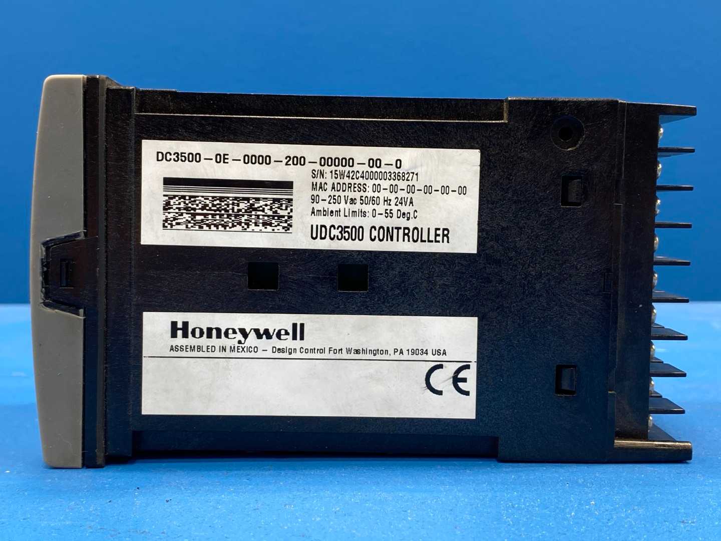 Honeywell DC3500 Controller; 90-250VAC~50/60Hz; 24VA (DC3500-0E-0000-200-00000-00-0)