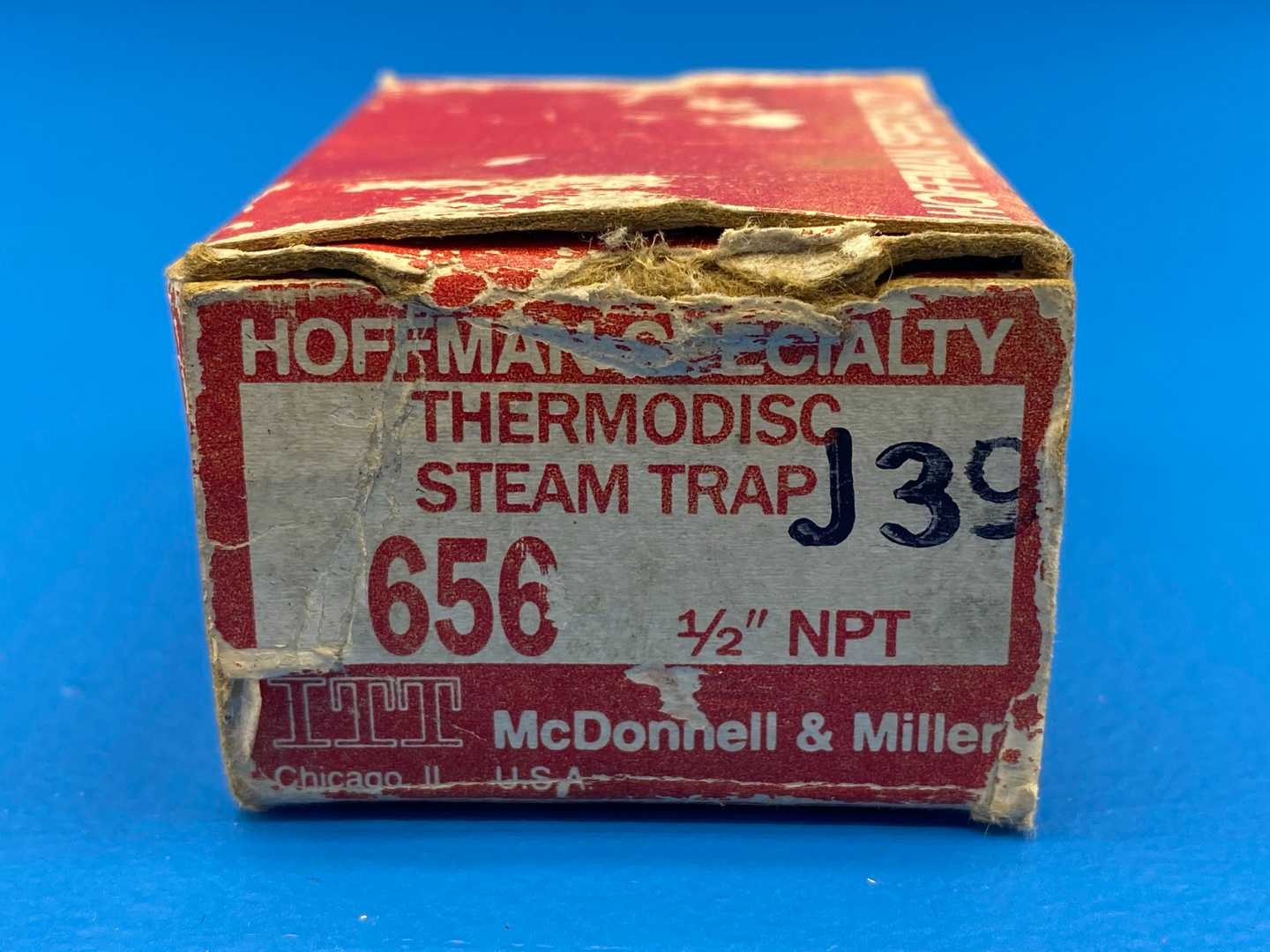 Hoffman Specialty, Thermodisc Steam Trap 656, 1/2"NPT, 600PSI Max Press, 750°F Max Temperature