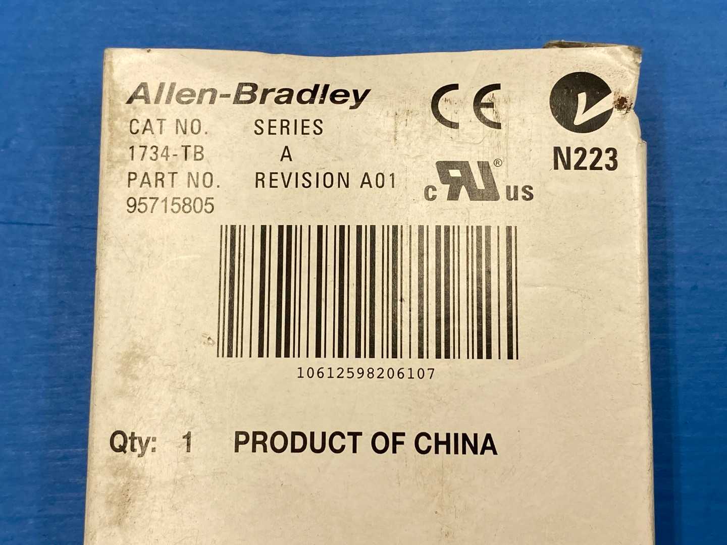 Allen-Bradley 1734-TB Series A, POINT I/O Terminal Base