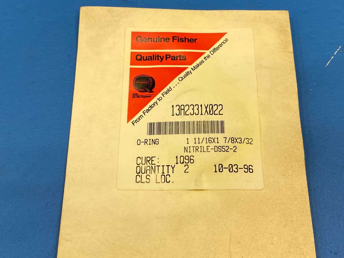 Fisher RV500X00072 VRC Repair Kit (Might be missing parts)