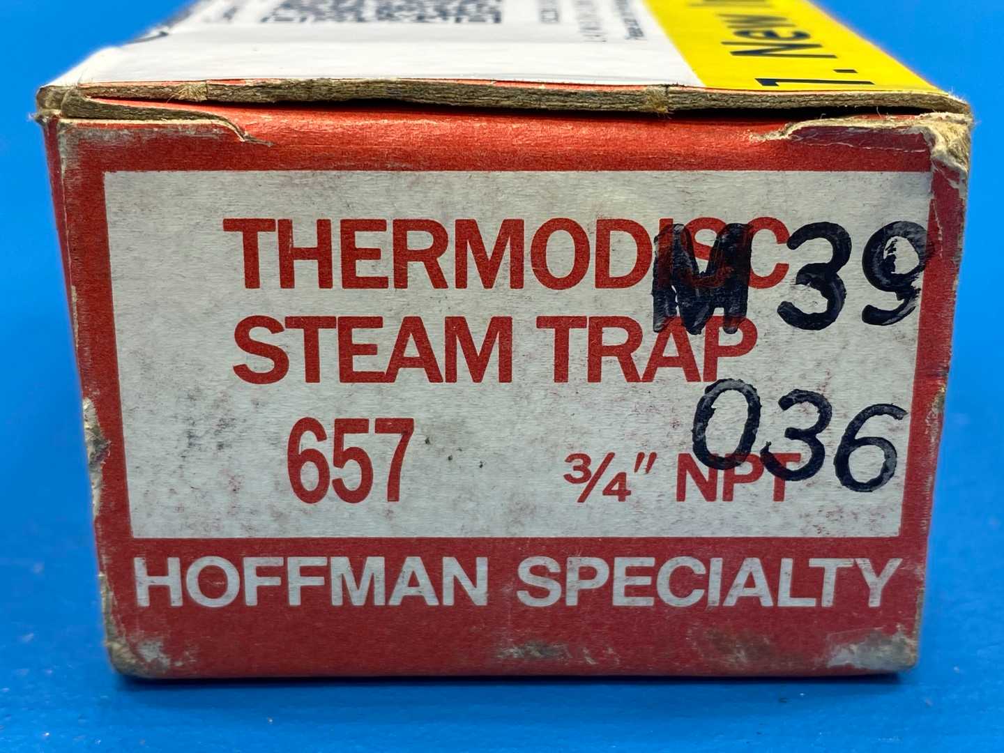 Hoffman Specialty Thermodisc Steam Trap 657, 3/4" NPT 600 PSI MAX
