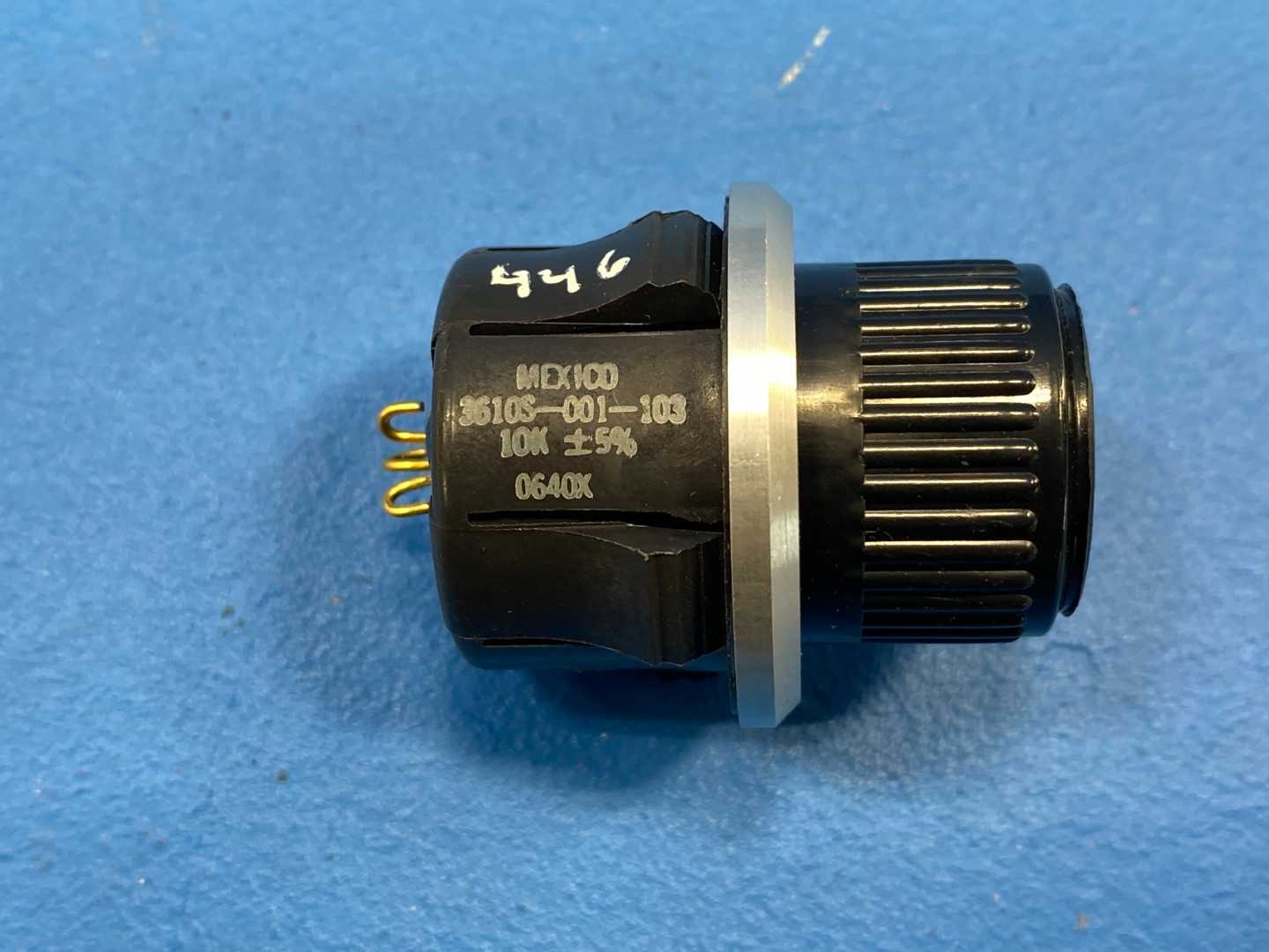 BOURNS  3610A-001-103 (0640K) Potentiometer, 10KOHM ,  ±5% 1.5W