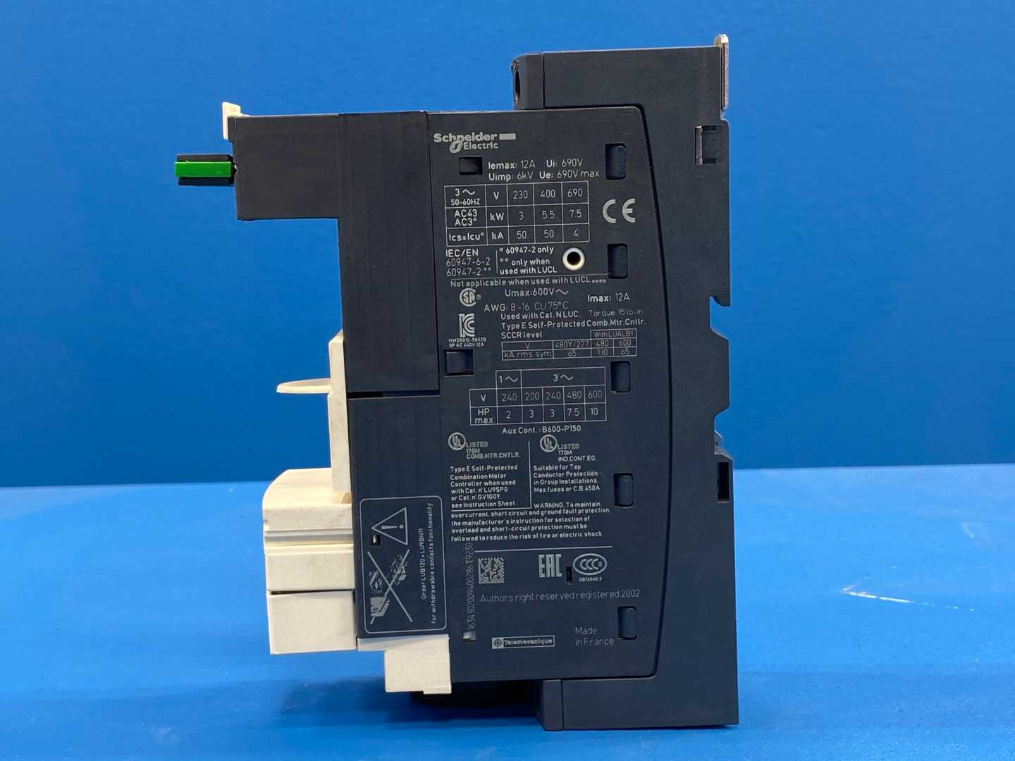 Schneider Electric TeSys LUB12 Power Base 12A, 690V