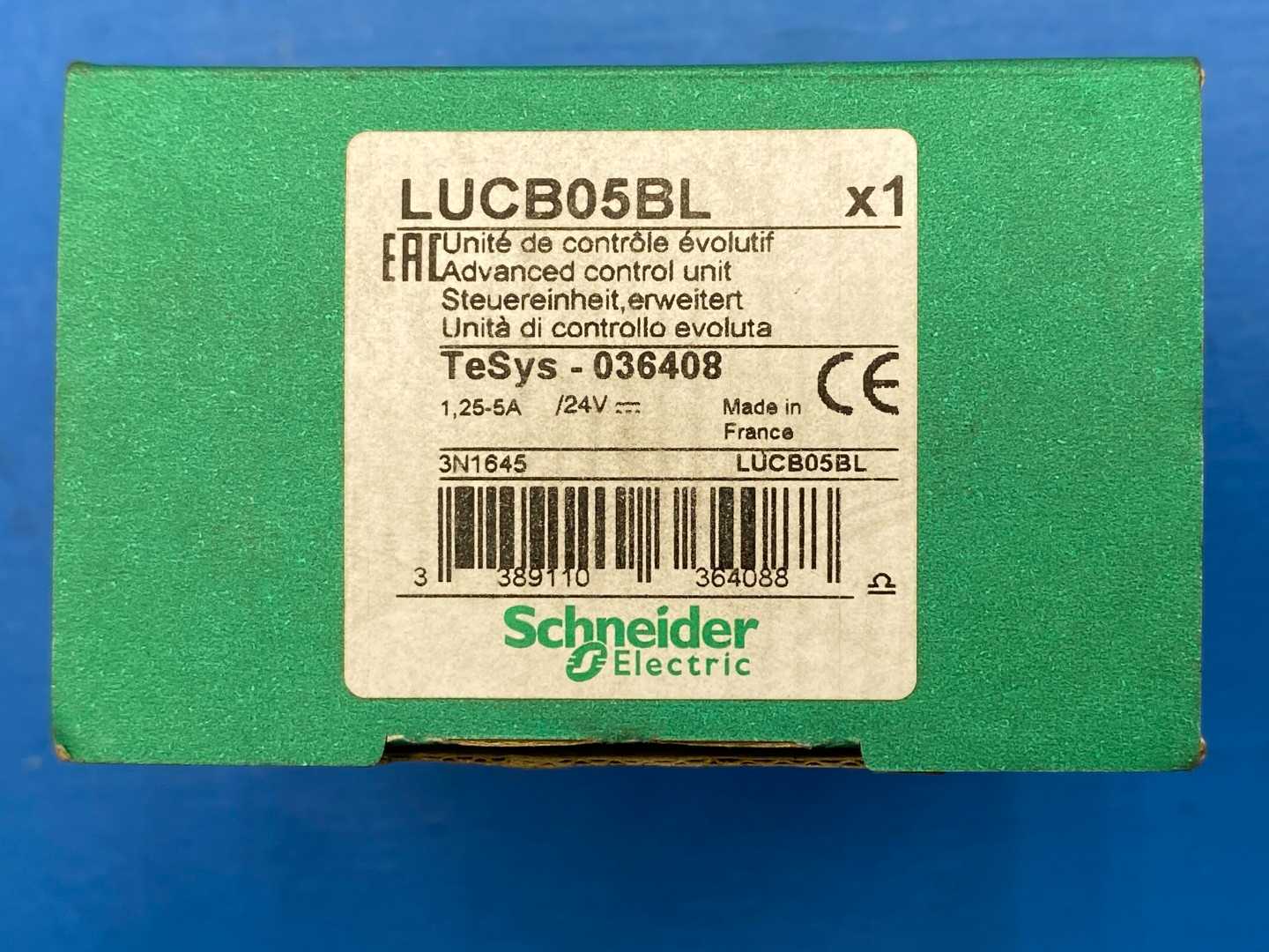 Schneider Electric, TeSys - 036408 LUCB05BL, Advance Control Unit