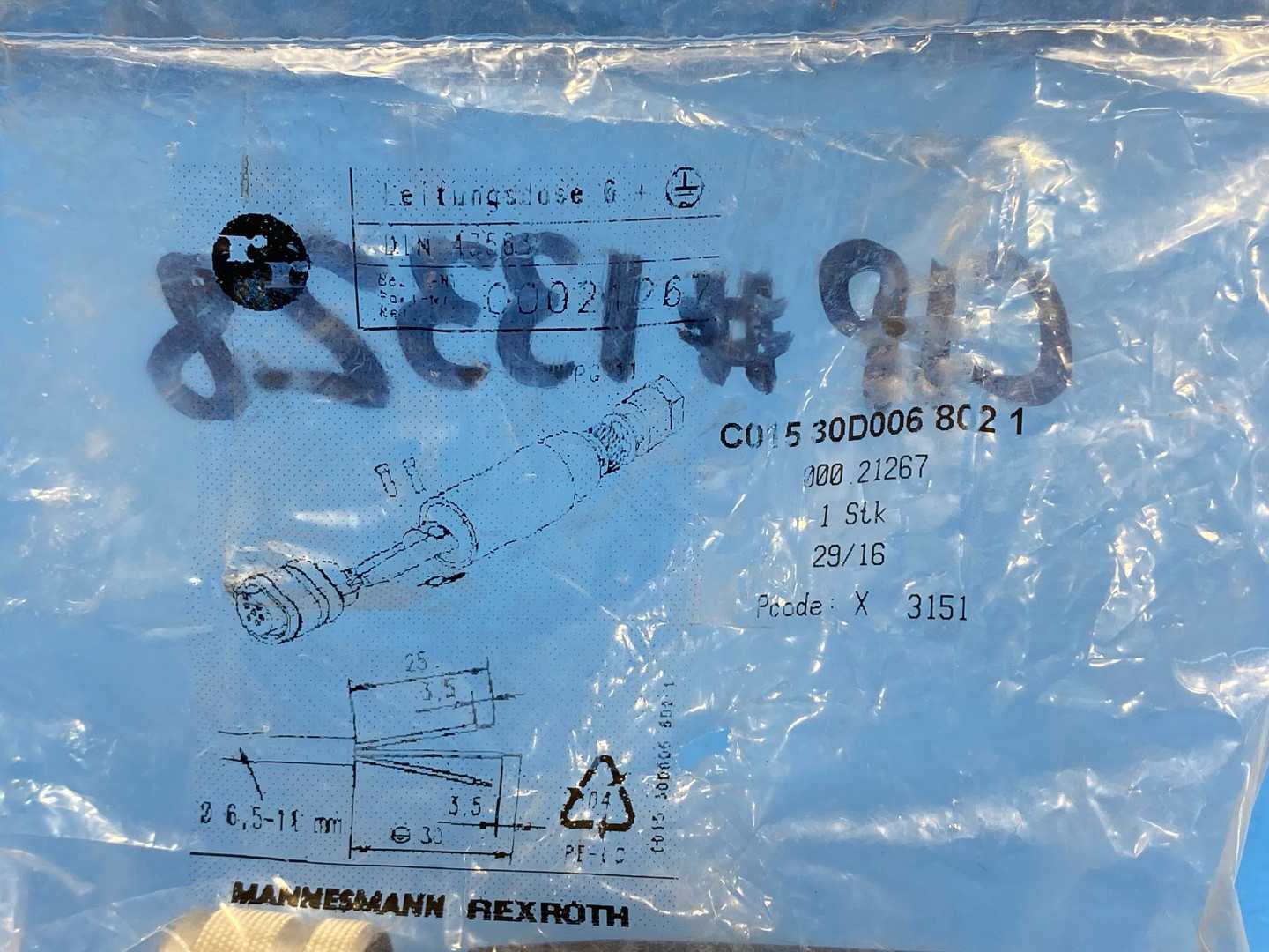 Rexroth C015 30D006 8021