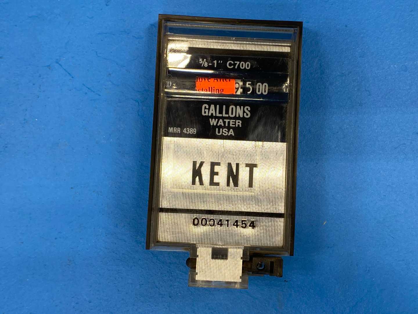 KENT Positive Displacement Water Meter, 5/8-1" C700