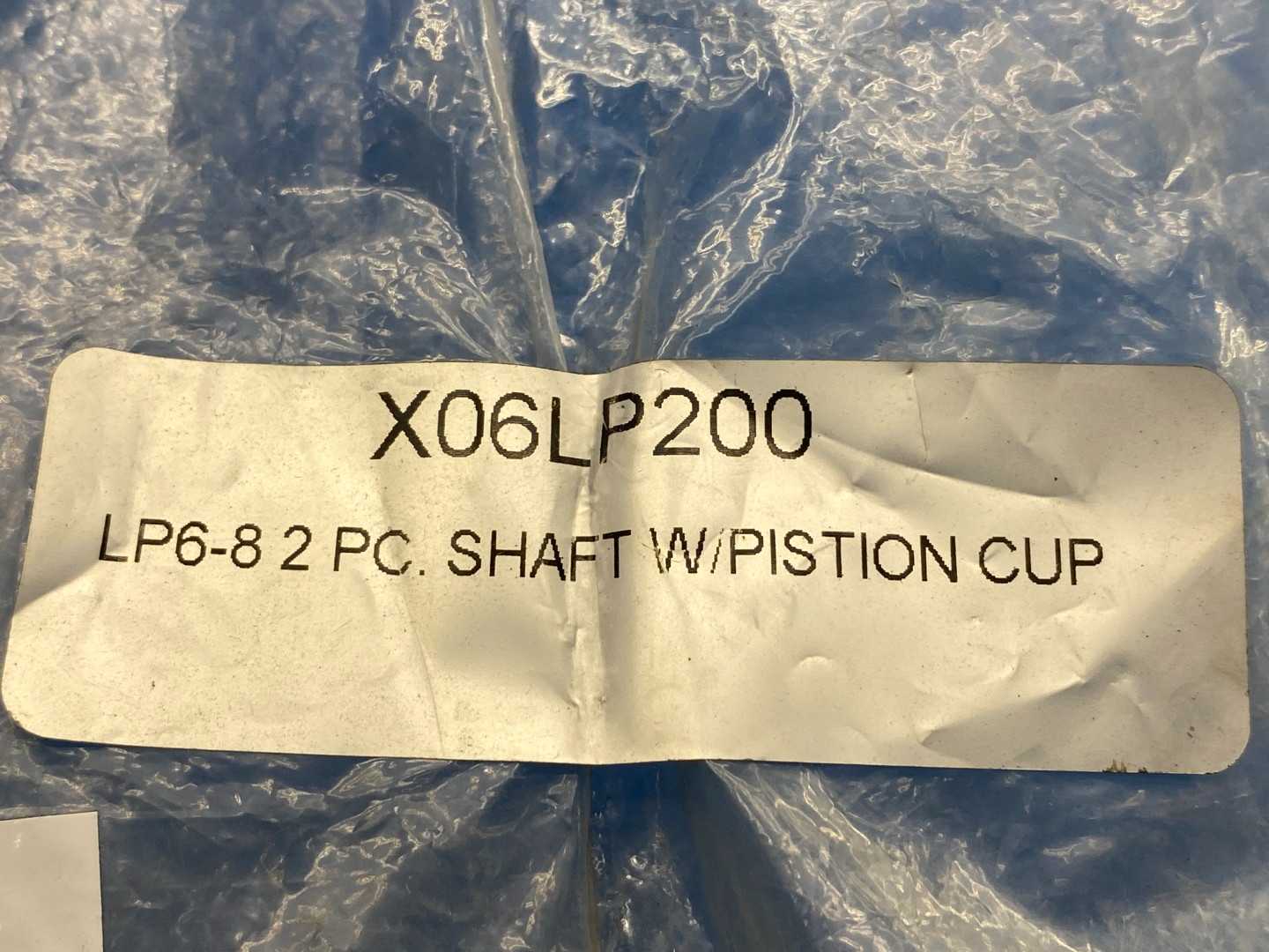 Vacuum Research X06LP200, LP6 & LP8, 1/4-20X1 1/4 (14) Piston Assy (w/o O-Rings & TSeal)