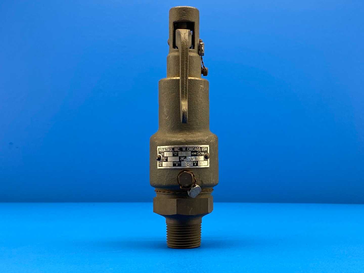 Aquatrol 88 Series 3/4 in. MNPT x FNPT Brass Air/Gas Safety Valve, Lift Lever