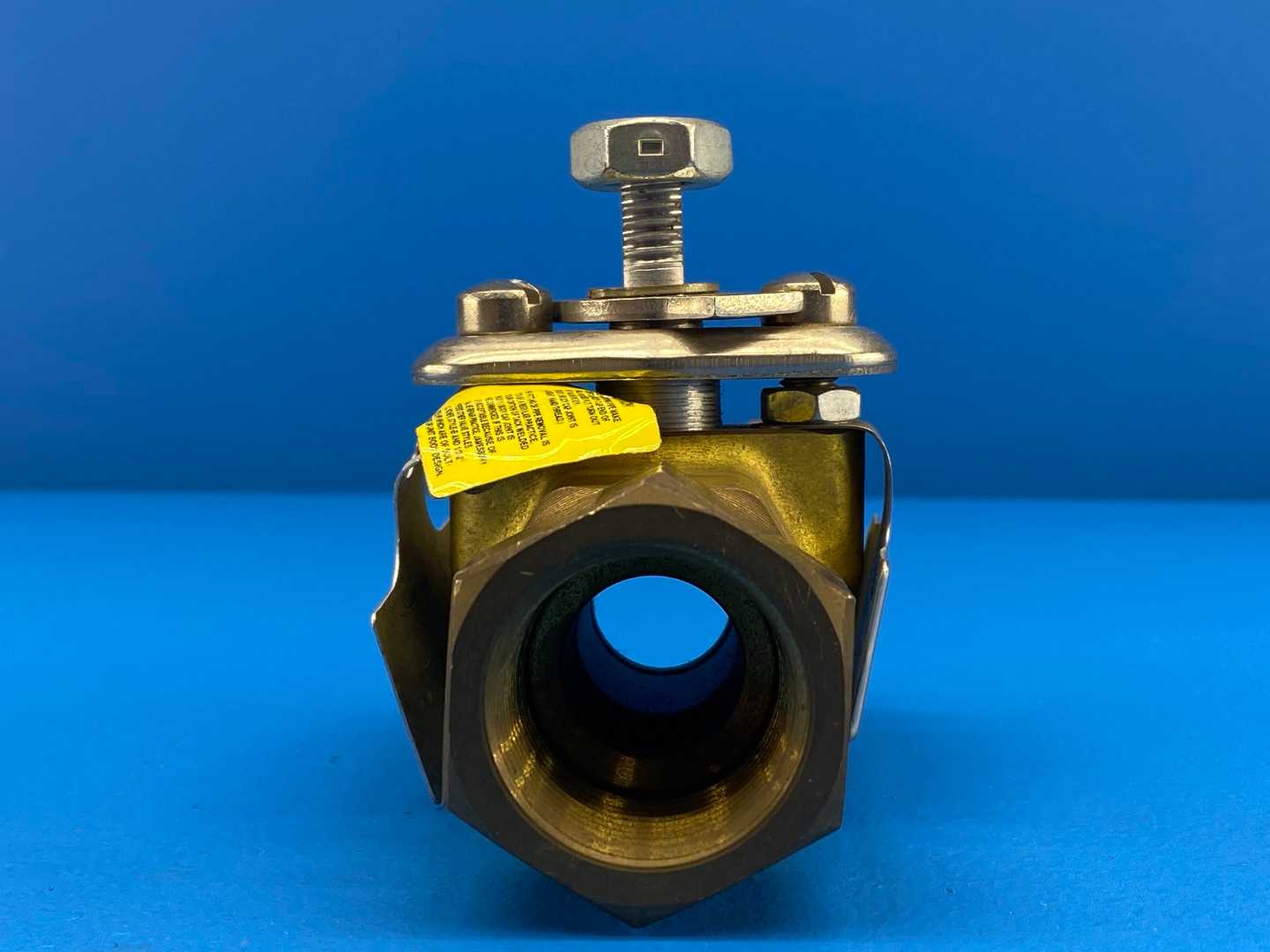 Jamesbury High Vacuum, 1 A V 1100 TT, 1" Brass Ball Valve