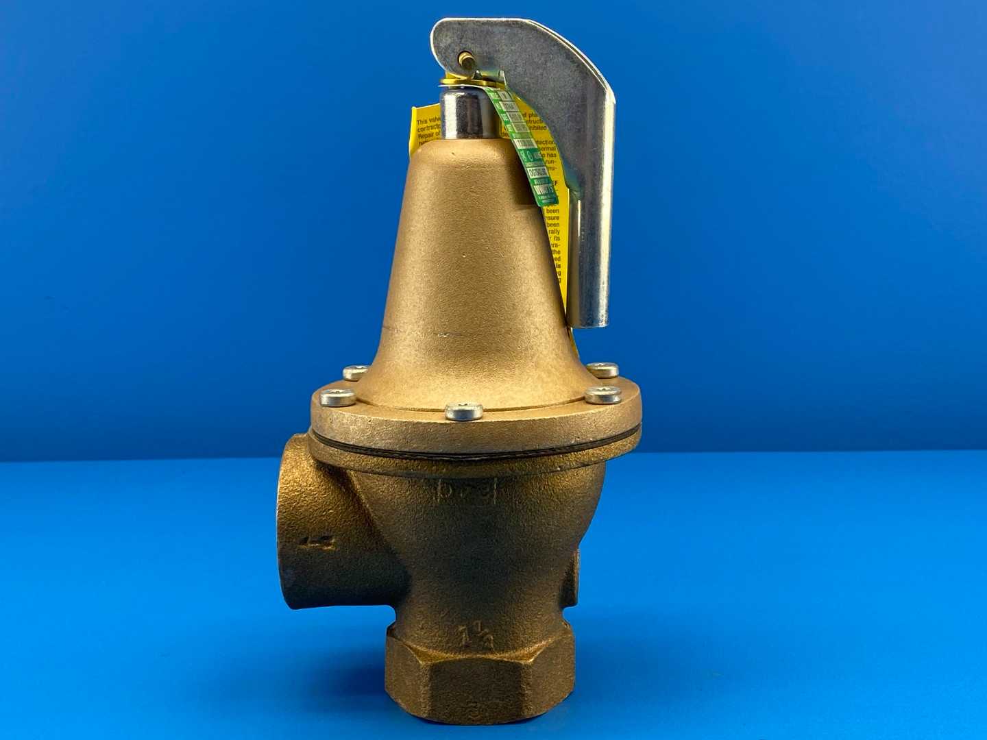 Watt Model- M, No. 174A Size 1-1/2", Pressure Relief Valve 150PSI and 7,630,000BTU/HR