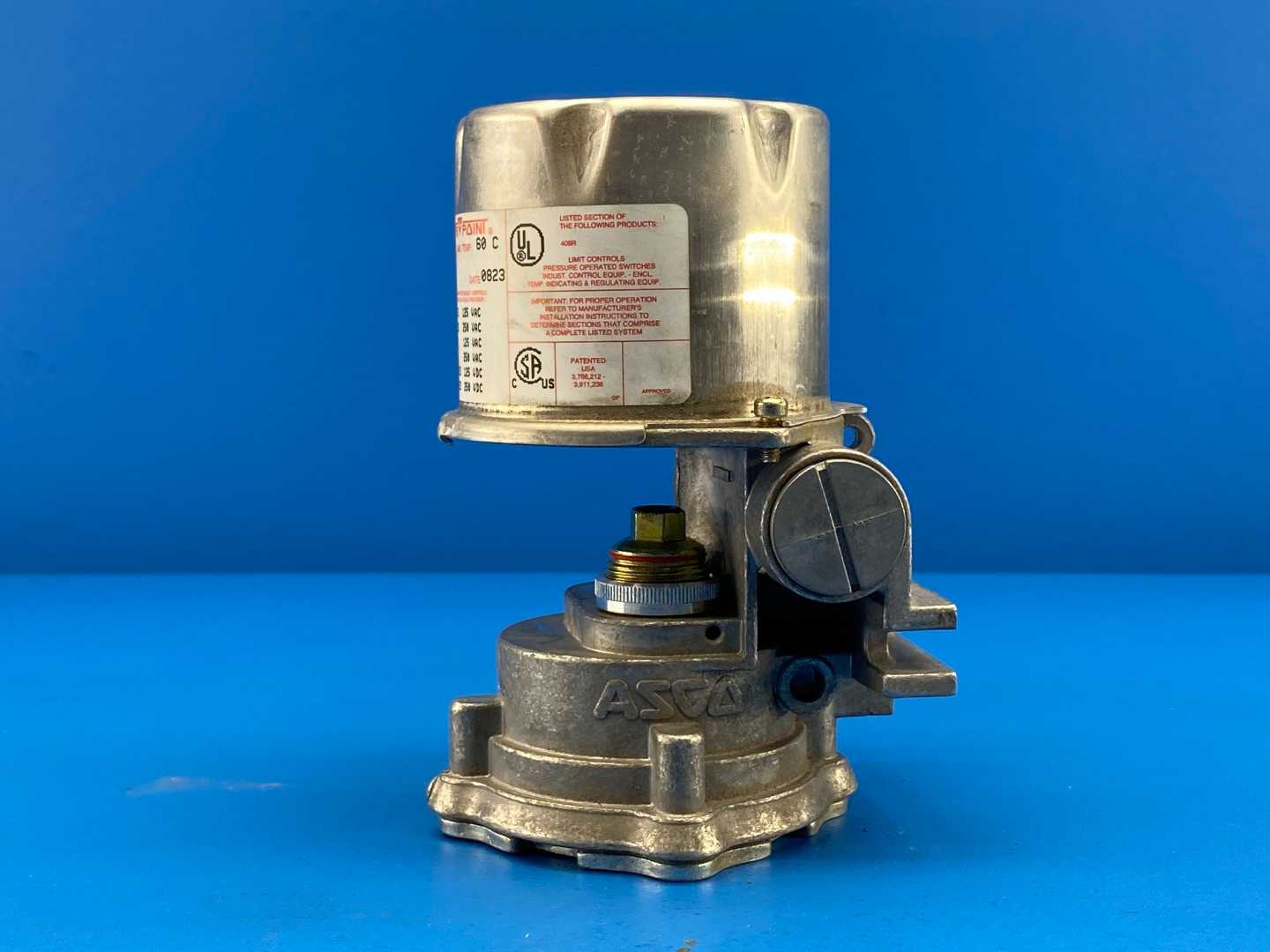 ASCO Tri-Point SB10D, Pressure Switch, 6-200PSI 125/250V-AC (3rd type)