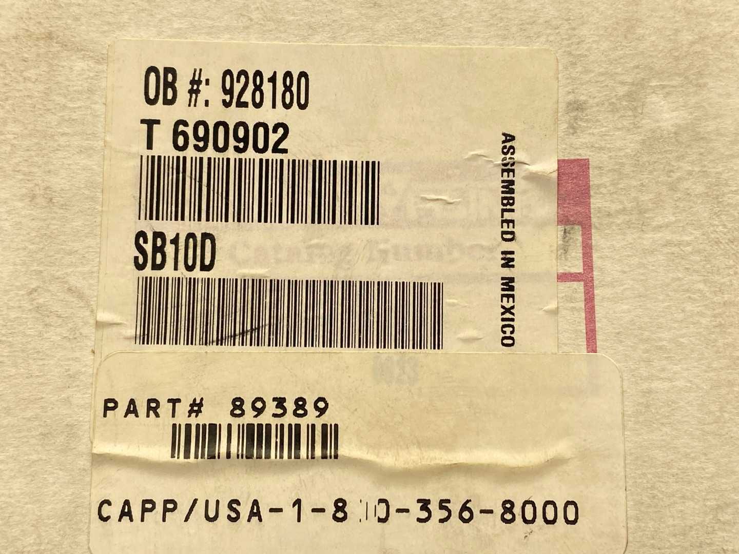 ASCO Tri-Point SB10D, Pressure Switch, 6-200PSI 125/250V-AC (3rd type)