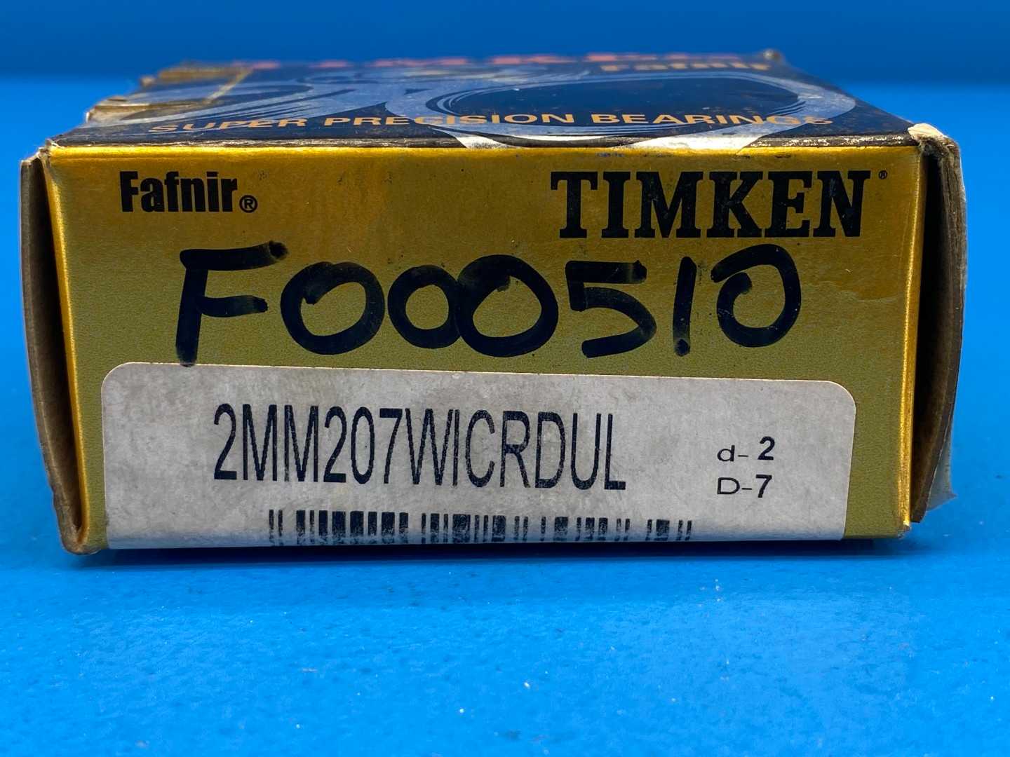 Timken Fafnir 2MM207WICRDUL Angular Contact Ball Bearing ABEC 7/9-ISO P4S