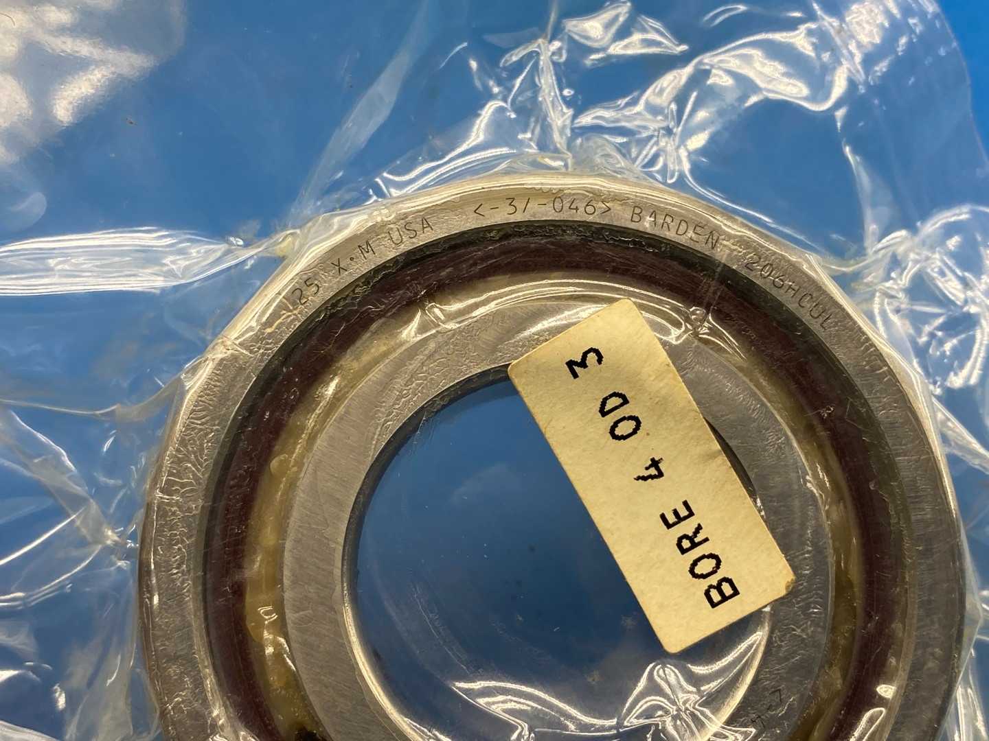 Barden 206HCDUL G-75TA Spindle & Precision Machine Tool Angular Contact Bearing 30 mm Bore 62 mm OD 16 mm Width 15 °
