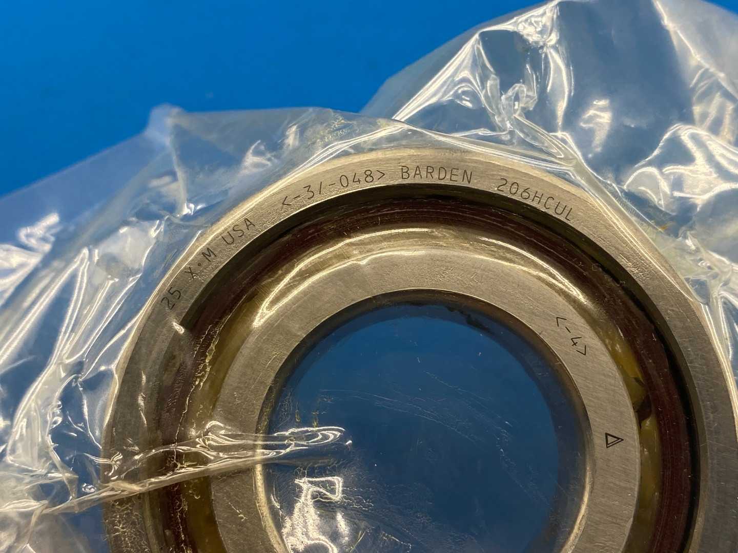 Barden 206HCDUL G-75TA Spindle & Precision Machine Tool Angular Contact Bearing 30 mm Bore 62 mm OD 16 mm Width 15 °