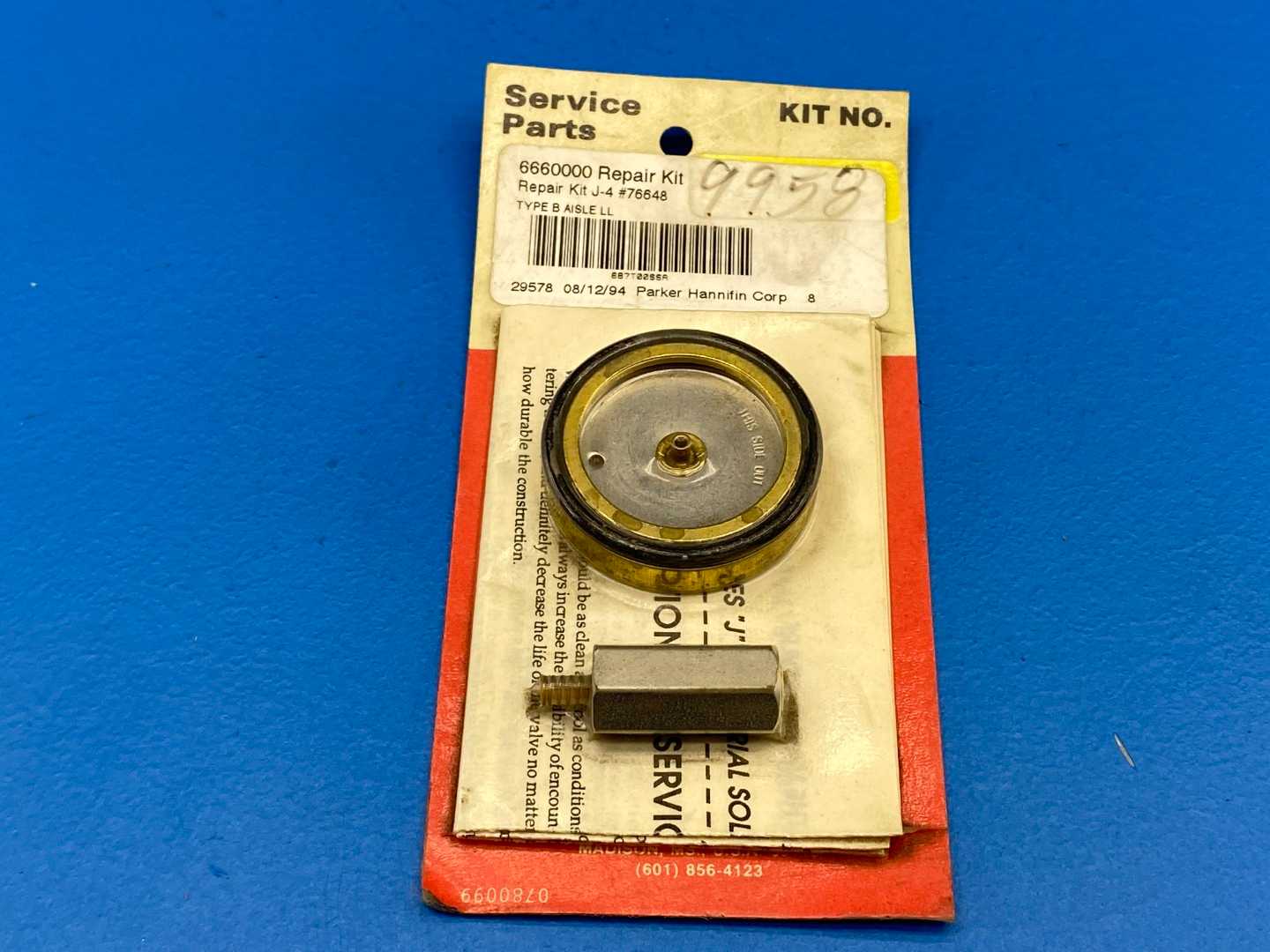 Parker Hannafin Corp. 6660000 Repair Kit J-4 #76648