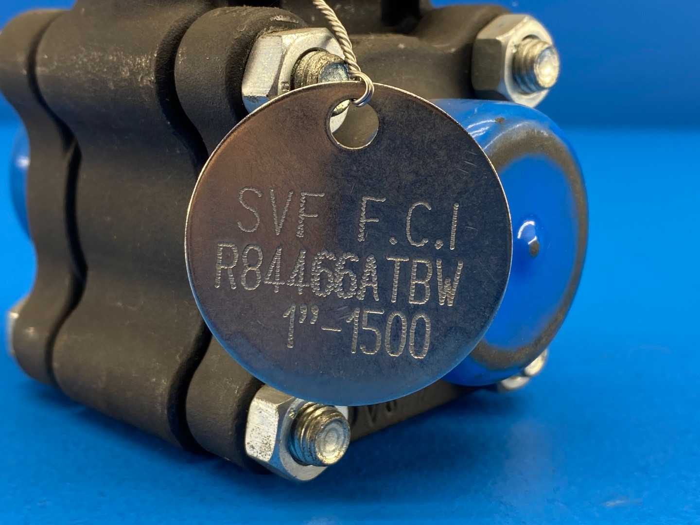 SVF F.C.I. R84466ATBW 1"-1500 R8 Ball Valve, 1500PSI R800 Series (No Handle)