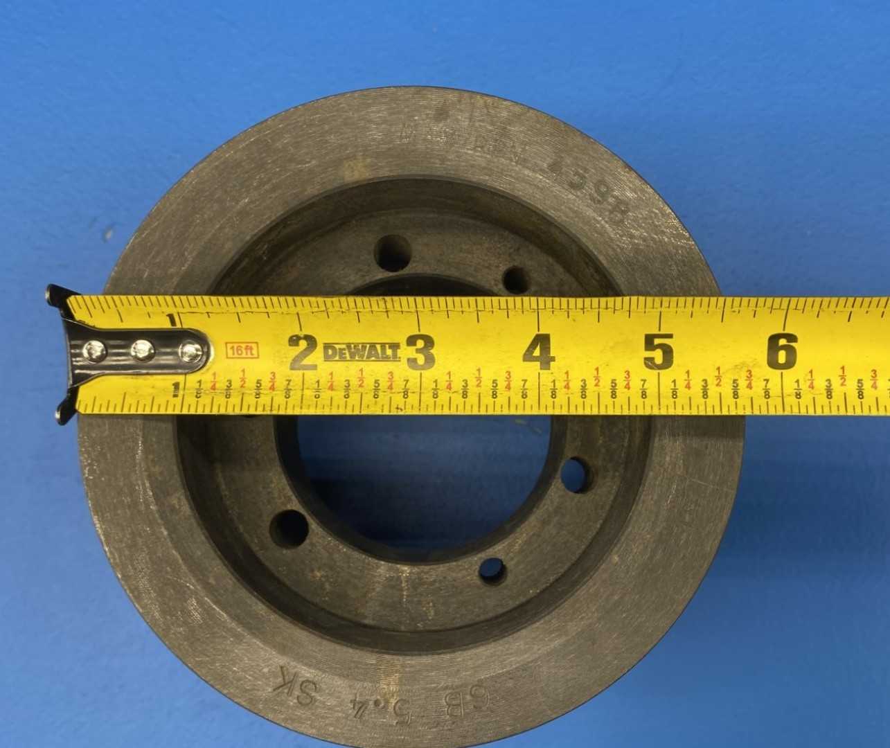 Martin 6 B 54 SK, 6 Groove A/B Belt Sheave 5.75 O,D.