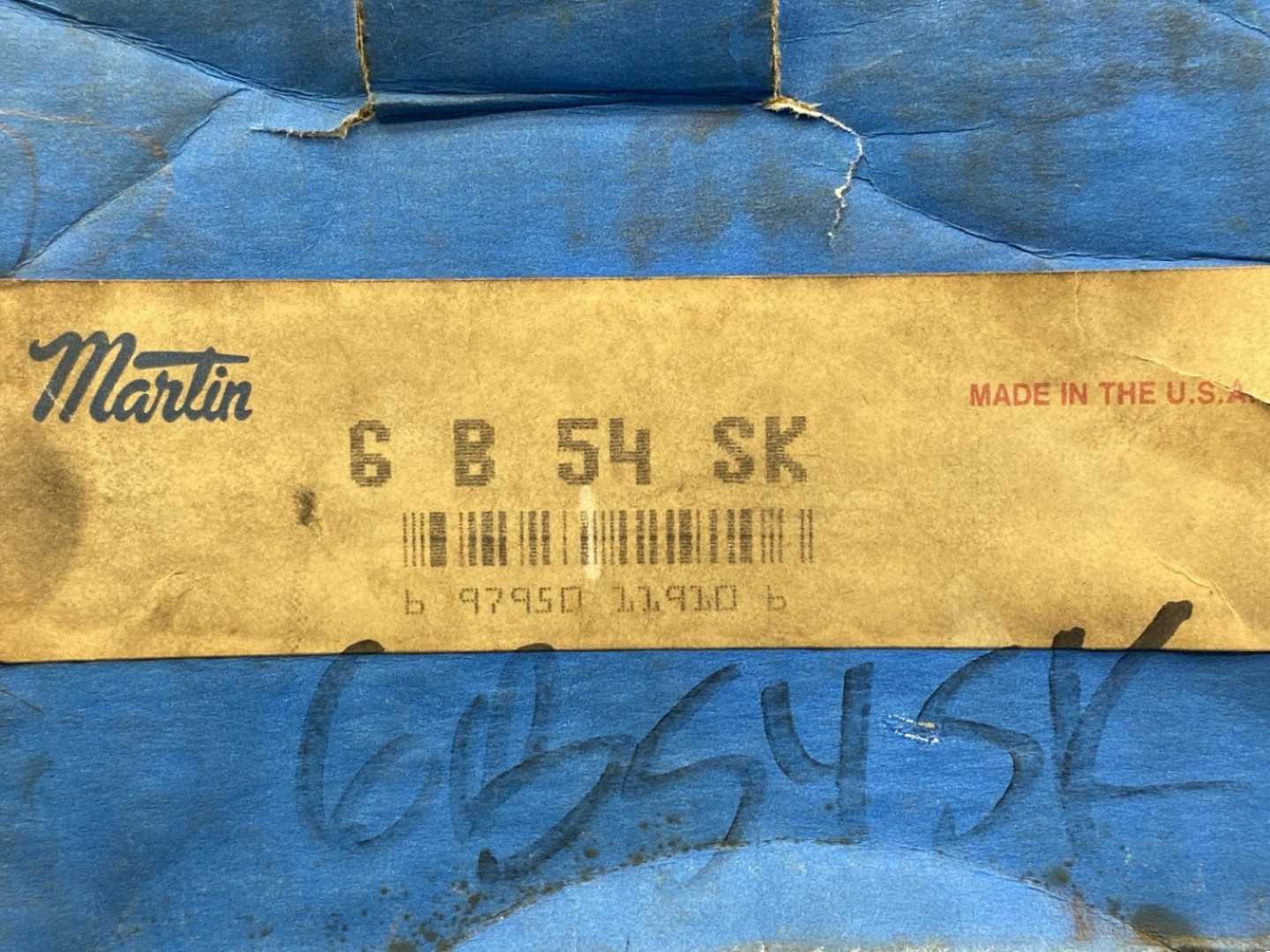 Martin 6 B 54 SK, 6 Groove A/B Belt Sheave 5.75 O,D.