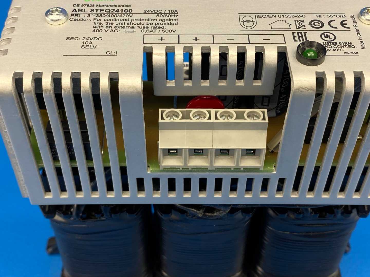 Schneider Electric, ABL8TEQ24100, Rectified and Filtered Power Supply.