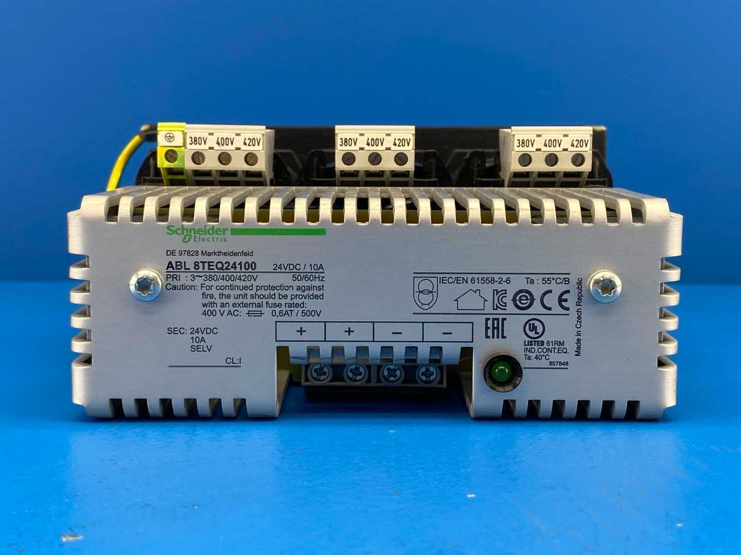 Schneider Electric, ABL8TEQ24100, Rectified and Filtered Power Supply.