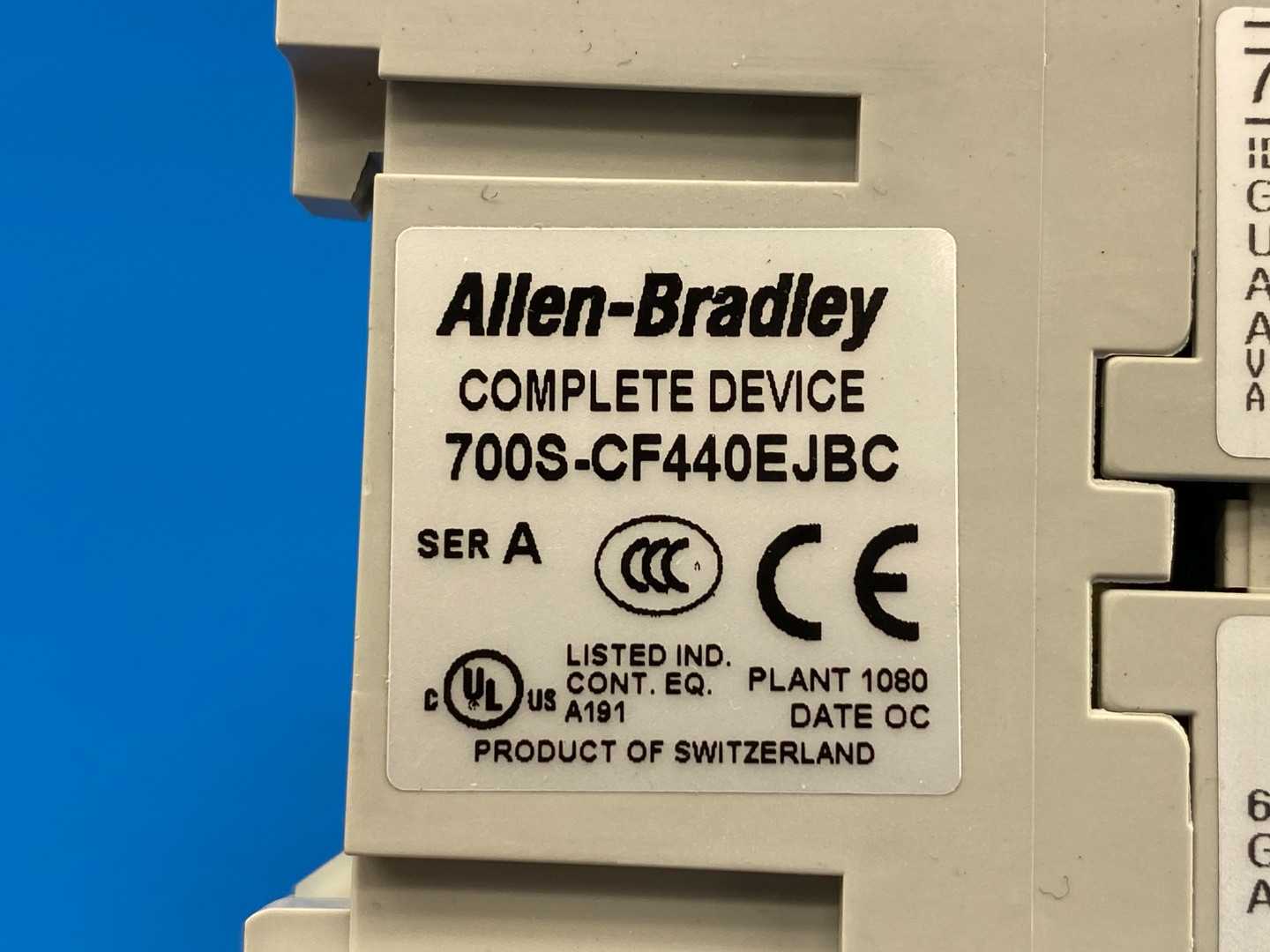 Allen-Bradley, 700S-CF440EJBC, Safety Control Relay.

