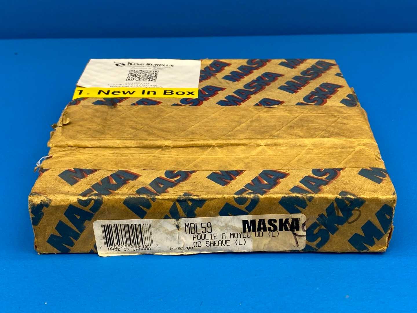 Maska, MBL59, Single Groove Fixed Pitch Sheave