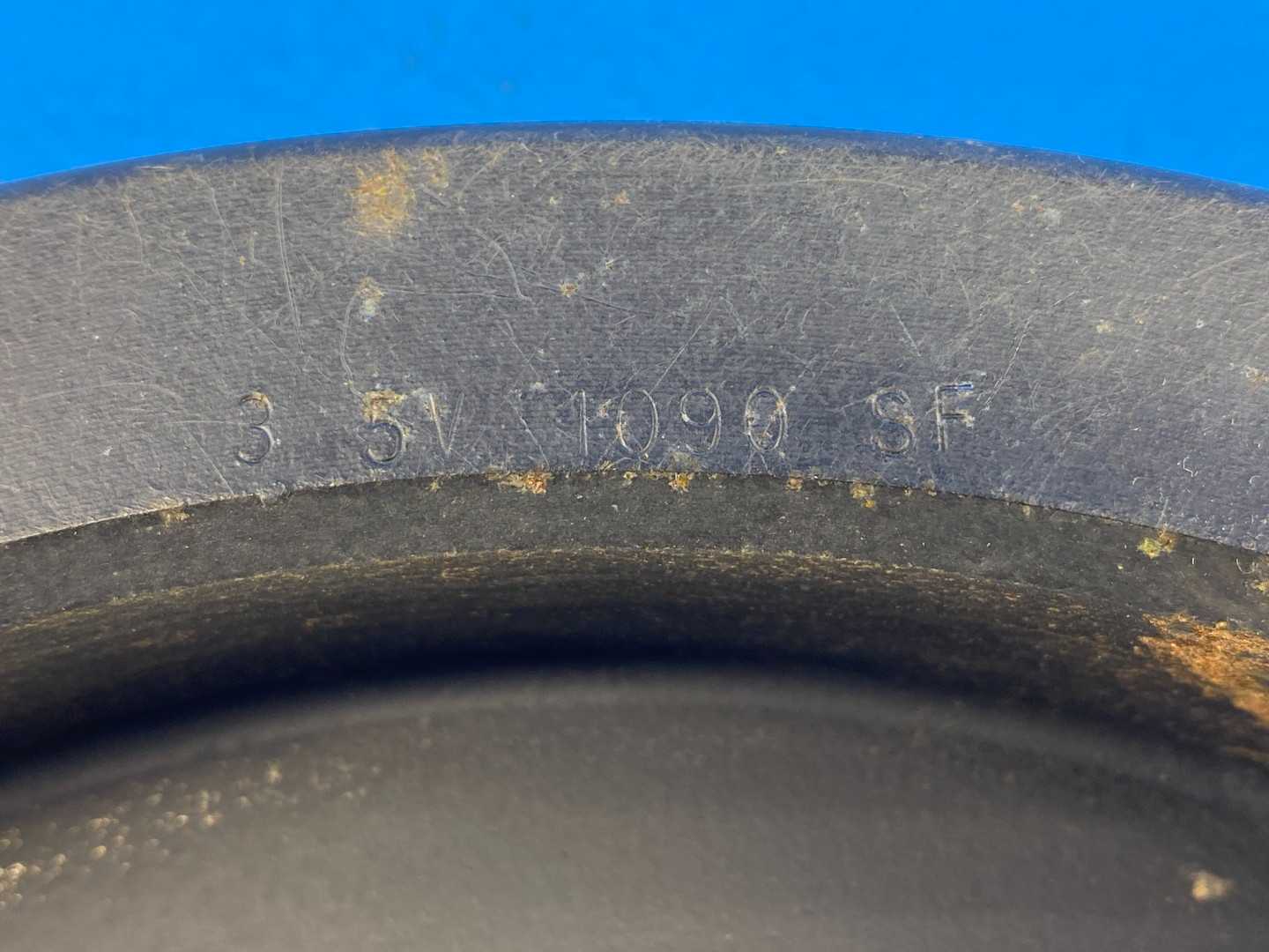 Martin 3 5V 1090 SF, 3-Groove V-Belt Pulley 10.9000" O.D Bushing Required I.D Bore Size