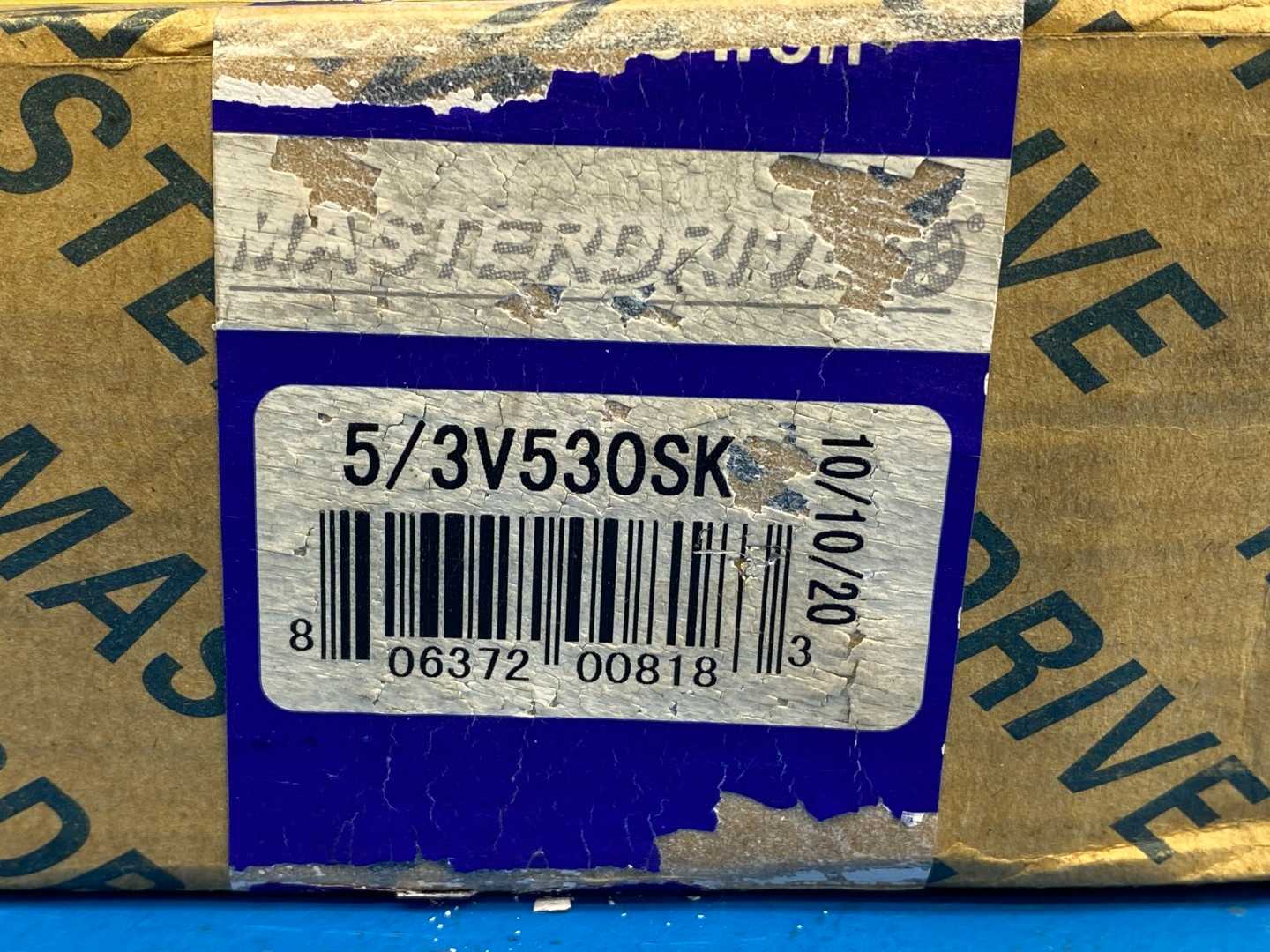 Masterdrive 5/3V530SK QD Sheave 5 grooves, 3V belt, 5.30" O.D.