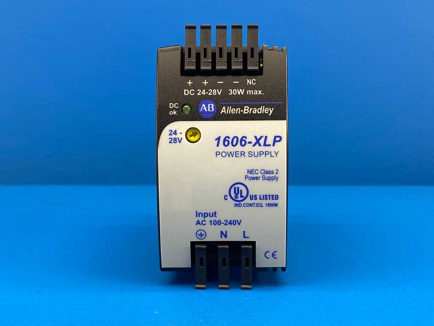 Allen-Bradley, 1606-XLP30E Series A, Compact Switched Mode Power Supply.

