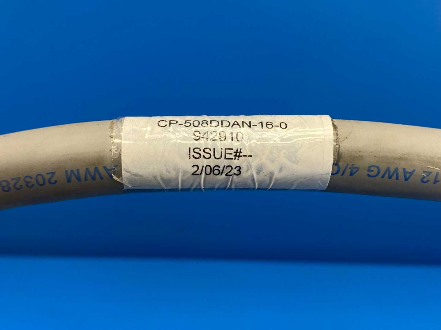 Kollmorgen CP-508DDAN-16-0 1G Performance Cable 16M AKM to 20 Amps Power Cable with Break Leads 12 AWG
