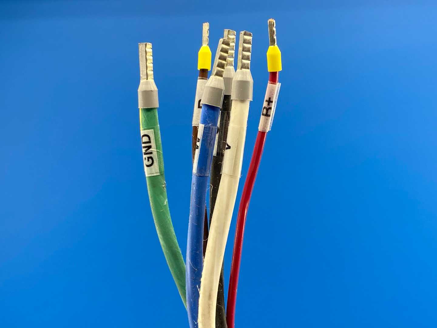 Kollmorgen CP-508DDAN-16-0 1G Performance Cable 16M AKM to 20 Amps Power Cable with Break Leads 12 AWG