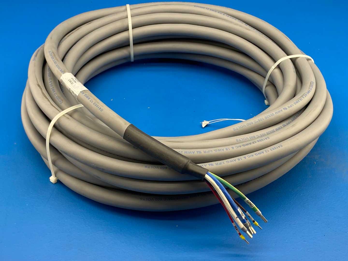 Kollmorgen CP-508DDAN-16-0 1G Performance Cable 16M AKM to 20 Amps Power Cable with Break Leads 12 AWG