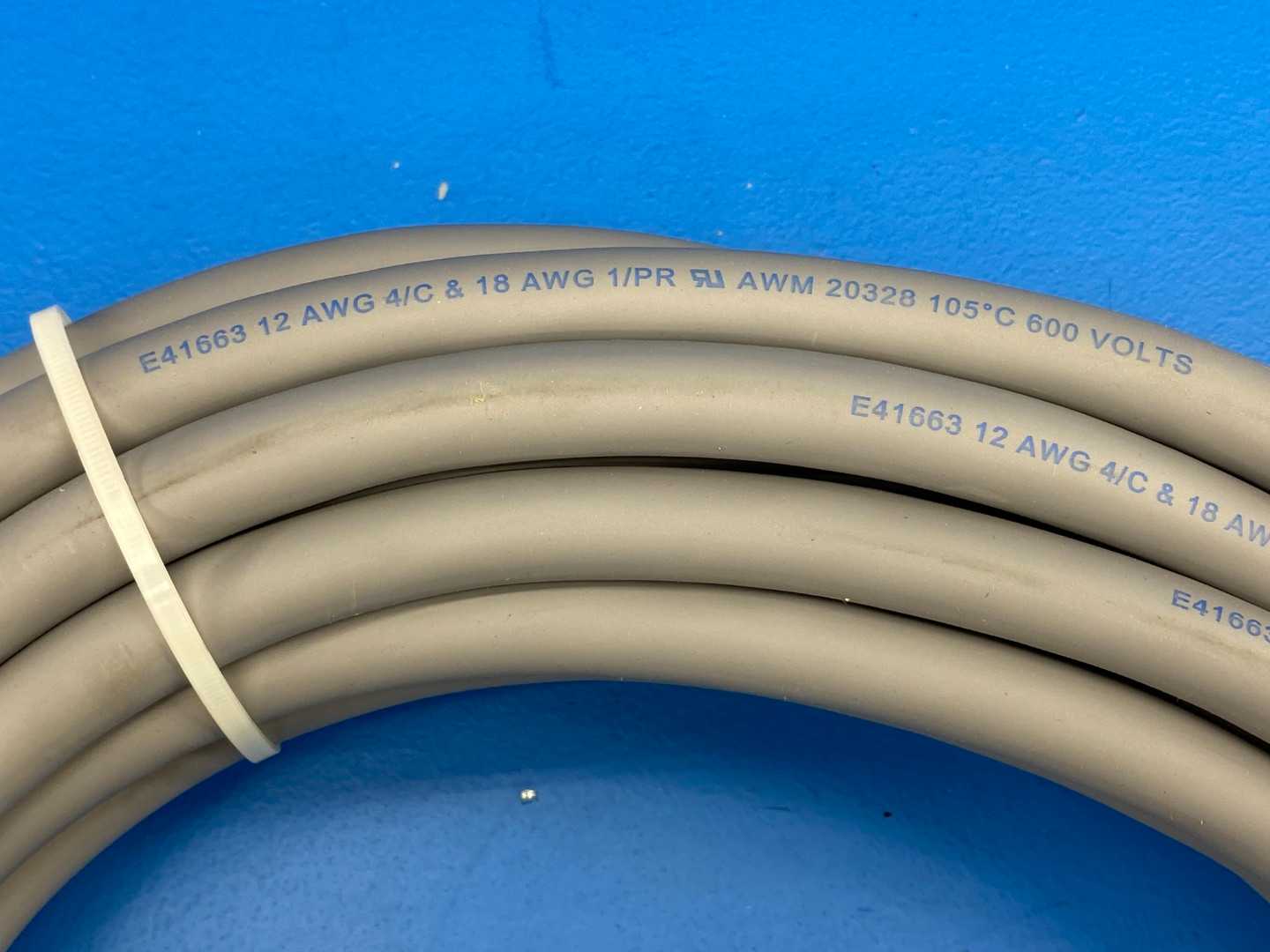 Kollmorgen CP-508DDAN-16-0 1G Performance Cable 16M AKM to 20 Amps Power Cable with Break Leads 12 AWG